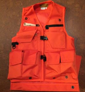 An Image of A Klamath Extreme Cruiser Forestry Vest In Orange