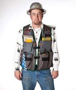 Image of Male Model In Standard Vest Orientation